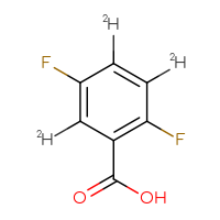 Chemical structure of difluoro(²H₃)benzoic acid - CSSB00160812829