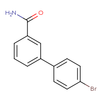 Chemical structure of 4'-bromo-[1,1'-biphenyl]-3-carboxamide - CSSB02270736791