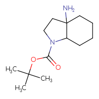 Chemical structure of tert-butyl 3a-amino-octahydro-1H-indole-1-carboxylate - CSSB00010090992
