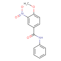 Chemical structure of 4-methoxy-3-nitro-N-phenylbenzamide - CSSB00016997103