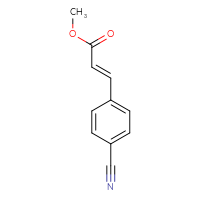 Chemical structure of methyl (2E)-3-(4-cyanophenyl)prop-2-enoate - CSSB00016271051