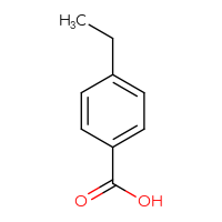 Chemical structure of 4-ethylbenzoic acid - CSSB00000211226