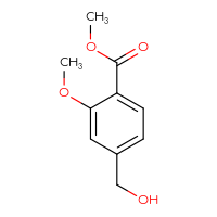 Chemical structure of methyl 4-(hydroxymethyl)-2-methoxybenzoate - CSSB00010766230