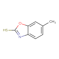 Chemical structure of 6-methyl-1,3-benzoxazole-2-thiol - CSSB00000186777
