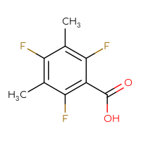 Chemical structure of 2,4,6-trifluoro-3,5-dimethylbenzoic acid - CSSB00000035183