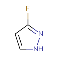 Chemical structure of 3-fluoro-1H-pyrazole - CSSB00015304336