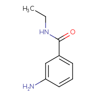 Chemical structure of 3-amino-N-ethylbenzamide - CSSB00000181407