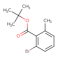 Chemical structure of tert-butyl 2-bromo-6-methylbenzoate - CSSB00015512064