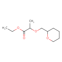 Chemical structure of ethyl 2-[(oxan-2-yl)methoxy]propanoate - CSSB00011537543
