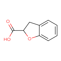 Chemical structure of 2,3-dihydro-1-benzofuran-2-carboxylic acid - CSSB00000209886