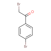 Chemical structure of 2-bromo-1-(4-bromophenyl)ethan-1-one - CSSB00000188085