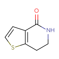 Chemical structure of 4H,5H,6H,7H-thieno[3,2-c]pyridin-4-one - CSSB00000729061