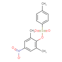 Chemical structure of 2,6-dimethyl-4-nitrophenyl 4-methylbenzene-1-sulfonate - CSSB03439741663