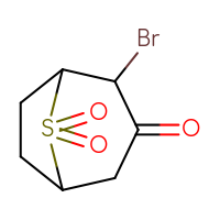 Chemical structure of 2-bromo-8λ⁶-thiabicyclo[3.2.1]octane-3,8,8-trione - CSSB00025791596