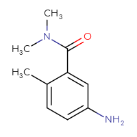 Chemical structure of 5-amino-N,N,2-trimethylbenzamide - CSSB00000684815