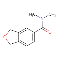 Chemical structure of N,N-dimethyl-1,3-dihydro-2-benzofuran-5-carboxamide - CSSB00011610066