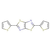 Chemical structure of bis(thiophen-2-yl)-[1,3]thiazolo[5,4-d][1,3]thiazole - CSSB00132548252