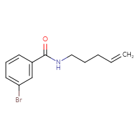 Chemical structure of 3-bromo-N-(pent-4-en-1-yl)benzamide - CSSB00014216778
