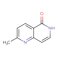 Chemical structure of 2-methyl-5,6-dihydro-1,6-naphthyridin-5-one - CSSB00010729853
