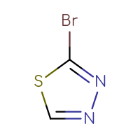 Chemical structure of 2-bromo-1,3,4-thiadiazole - CSSB00000739804