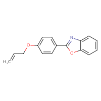 Chemical structure of 2-[4-(prop-2-en-1-yloxy)phenyl]-1,3-benzoxazole - CSSB21253029597