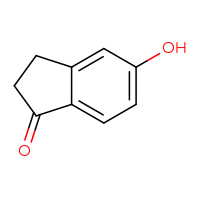 Chemical structure of 5-hydroxy-2,3-dihydro-1H-inden-1-one - CSSB00000708912