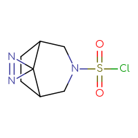 Chemical structure of 3-azaspiro[bicyclo[3.2.1]octane-8,2'-diazirine]-3-sulfonyl chloride - CSSB14975791192