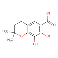 Chemical structure of 7,8-dihydroxy-2,2-dimethyl-3,4-dihydro-2H-1-benzopyran-6-carboxylic acid - CSSB00020672214