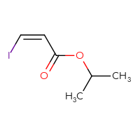 Chemical structure of propan-2-yl (2Z)-3-iodoprop-2-enoate - CSSB00020667999