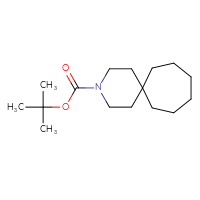 Chemical structure of tert-butyl 3-azaspiro[5.6]dodecane-3-carboxylate - CSSB06729309439