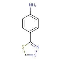 Chemical structure of 4-(1,3,4-thiadiazol-2-yl)aniline - CSSB00000717083