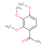 Chemical structure of 1-(2,3,4-trimethoxyphenyl)ethan-1-one - CSSB00011215351
