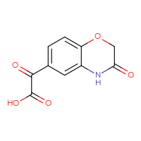 Chemical structure of 2-oxo-2-(3-oxo-3,4-dihydro-2H-1,4-benzoxazin-6-yl)acetic acid - CSSB00000728621