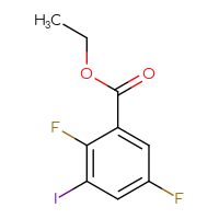 Chemical structure of ethyl 2,5-difluoro-3-iodobenzoate - CSSB00012920304