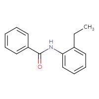 Chemical structure of N-(2-ethylphenyl)benzamide - CSSB00000383648