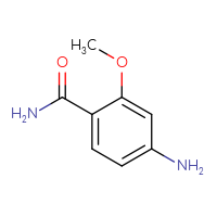 Chemical structure of 4-amino-2-methoxybenzamide - CSSB00011977800