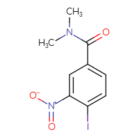 Chemical structure of 4-iodo-N,N-dimethyl-3-nitrobenzamide - CSSB00021348557