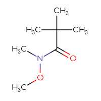 Chemical structure of N-methoxy-N,2,2-trimethylpropanamide - CSSB00000174131