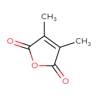 Chemical structure of dimethyl-2,5-dihydrofuran-2,5-dione - CSSB00000745093