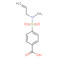 Chemical structure of 4-[methyl(prop-2-en-1-yl)sulfamoyl]benzoic acid - CSSB00006010417