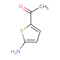 Chemical structure of 1-(5-aminothiophen-2-yl)ethan-1-one - CSSB00000124371