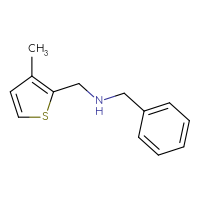 Chemical structure of benzyl[(3-methylthiophen-2-yl)methyl]amine - CSSB00000200310