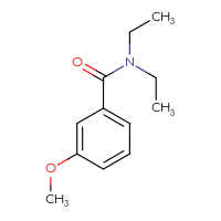 Chemical structure of N,N-diethyl-3-methoxybenzamide - CSSB00000158750