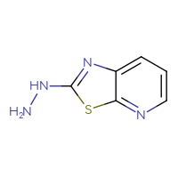 Chemical structure of {[1,3]thiazolo[5,4-b]pyridin-2-yl}hydrazine - CSSB00000120895