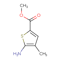 Chemical structure of methyl 5-amino-4-methylthiophene-2-carboxylate - CSSB00000729563