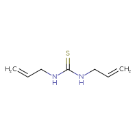 Chemical structure of 1,3-bis(prop-2-en-1-yl)thiourea - CSSB00000005021