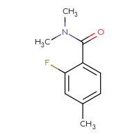 Chemical structure of 2-fluoro-N,N,4-trimethylbenzamide - CSSB00012642799