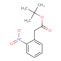 Chemical structure of tert-butyl 2-(2-nitrophenyl)acetate - CSSB00006209672