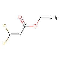 Chemical structure of ethyl 3,3-difluoroprop-2-enoate - CSSB00000063593