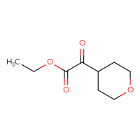 Chemical structure of ethyl 2-(oxan-4-yl)-2-oxoacetate - CSSB00000104879